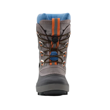 Kamik Kid's Cascade Winter Boot in light grey, front view