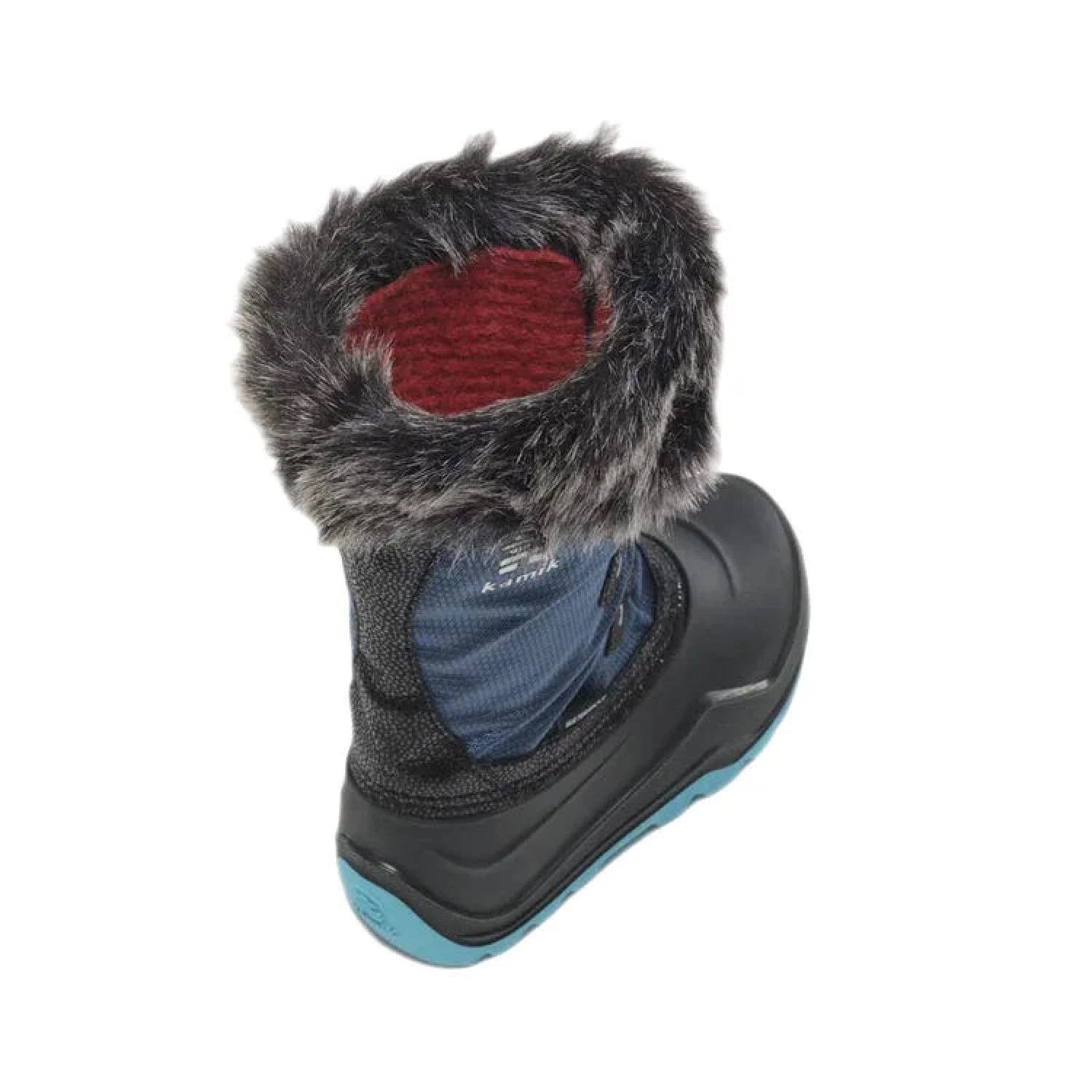 Kamik K's Powdery 3 Winter Boots, Light Navy, top view