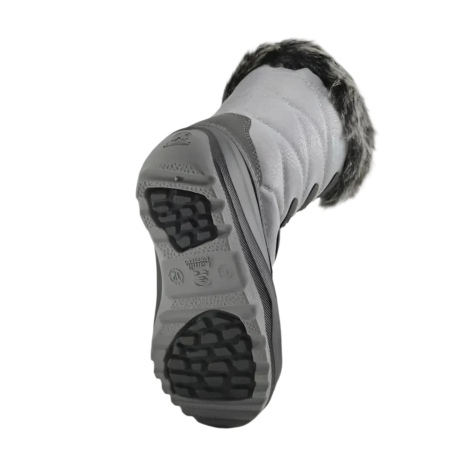 Kamik Kid's Snowangel Winter Boot in charcoal, sole view