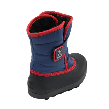 Kamik Toddler's Snowbug 7 in navy, back side view