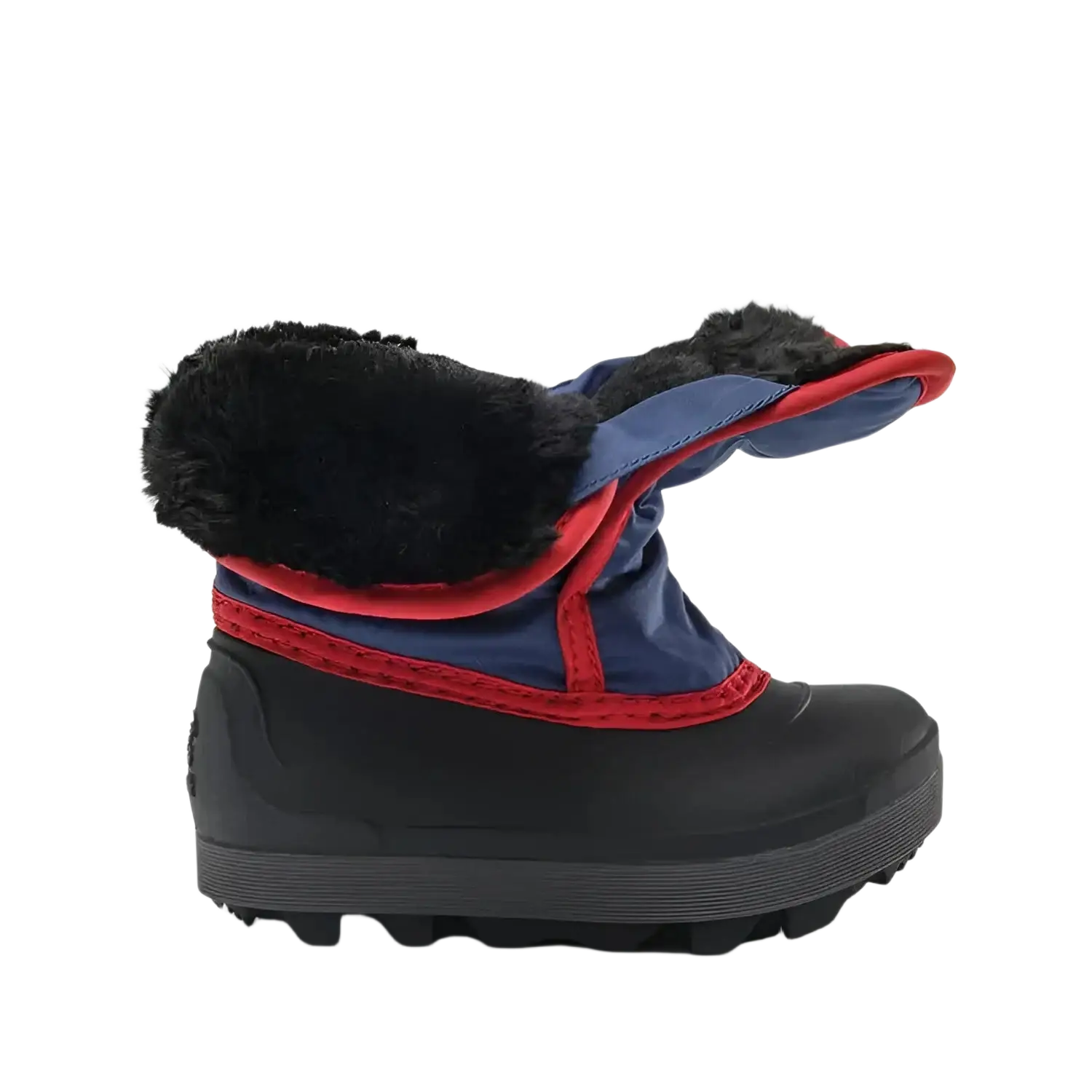 Kamik Toddler's Snowbug 7 in navy, side view open