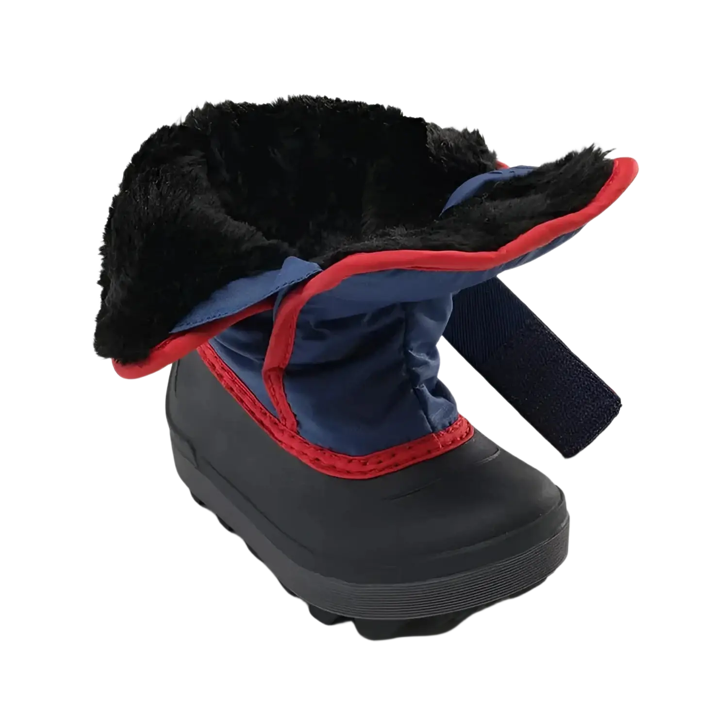 Kamik Toddler's Snowbug 7 in navy, front side view open