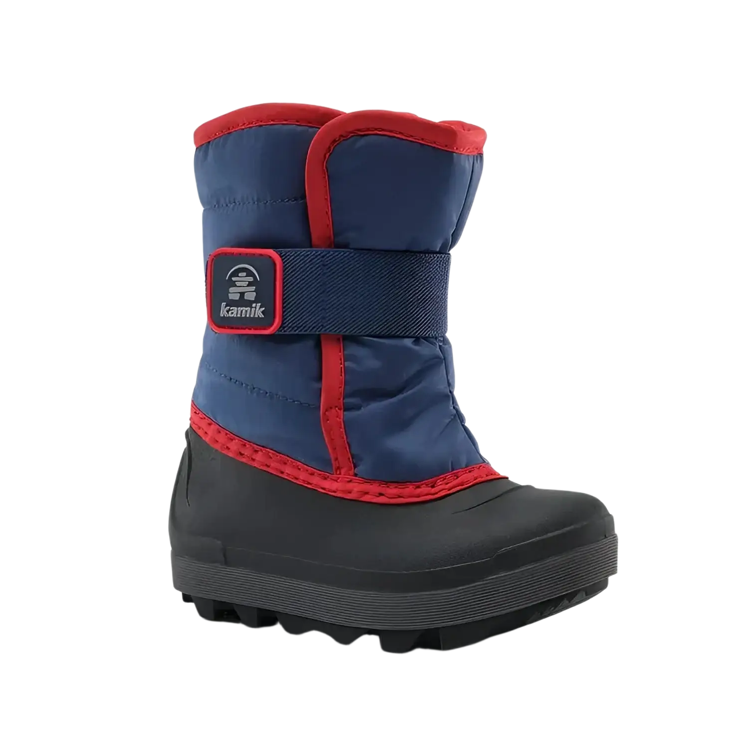 Kamik Toddler's Snowbug 7 in navy, side view