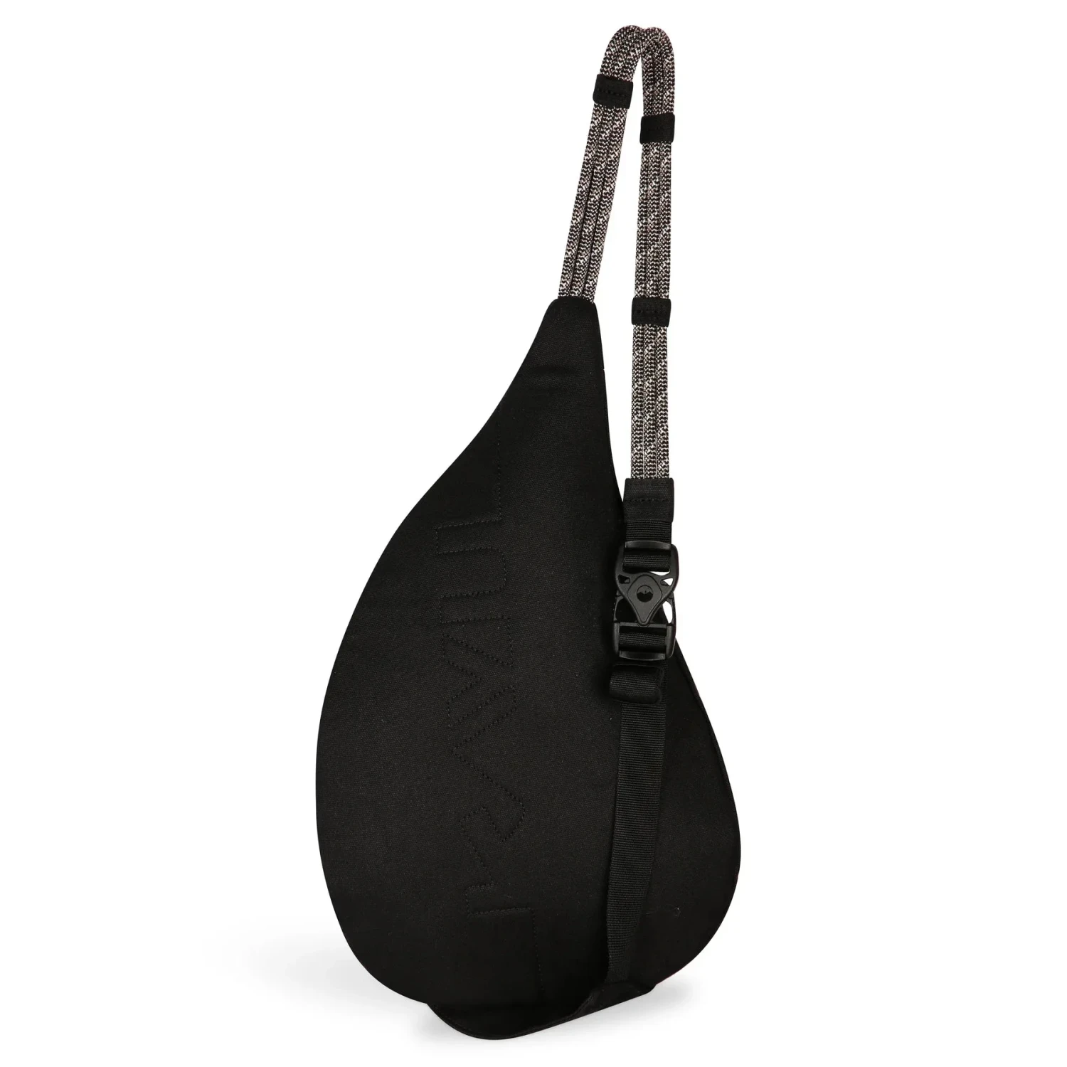 Kavu Mini Rope Bag in black, back view