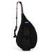 Kavu Mini Rope Bag in black, front view