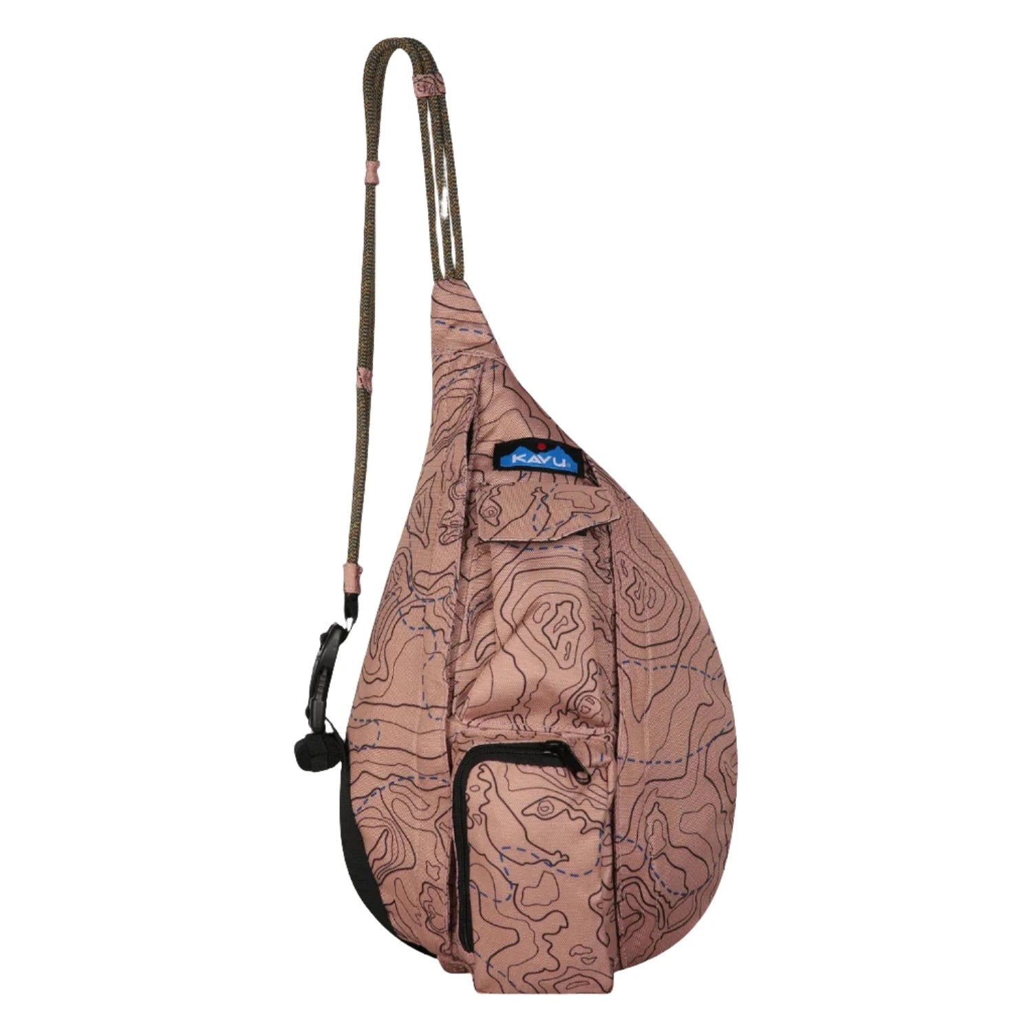 Kavu Mini Rope Sling, Sea Map, front view 