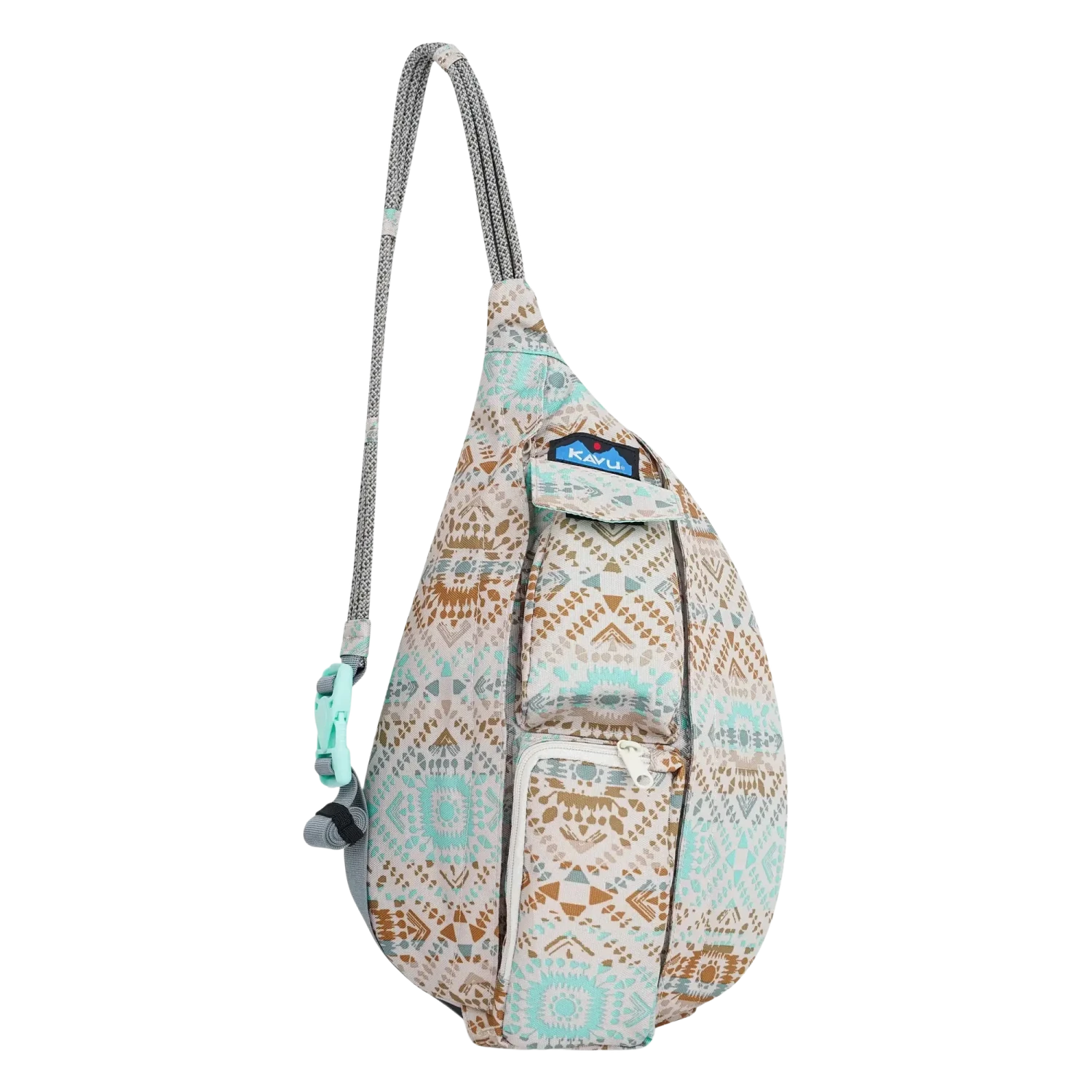 Kavu Mini Rope Sling in Valley Trail, front view 