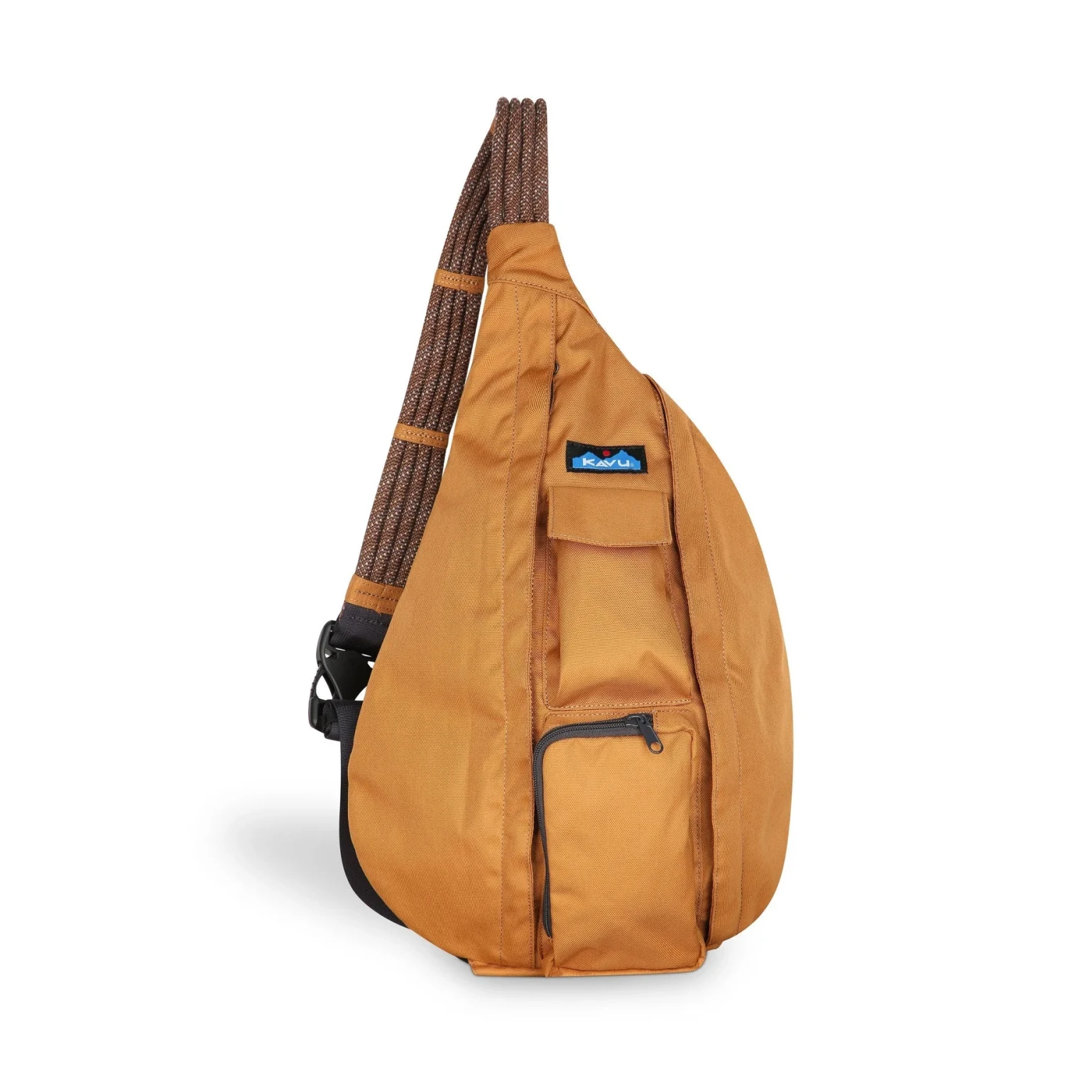 KAVU Rope Sling Bag in dune, front view