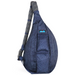 KAVU Rope Sling Bag in navy topo, front view
