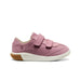 KEEN Kid's KNX T-Toe Sneaker in lilas & star white, side view
