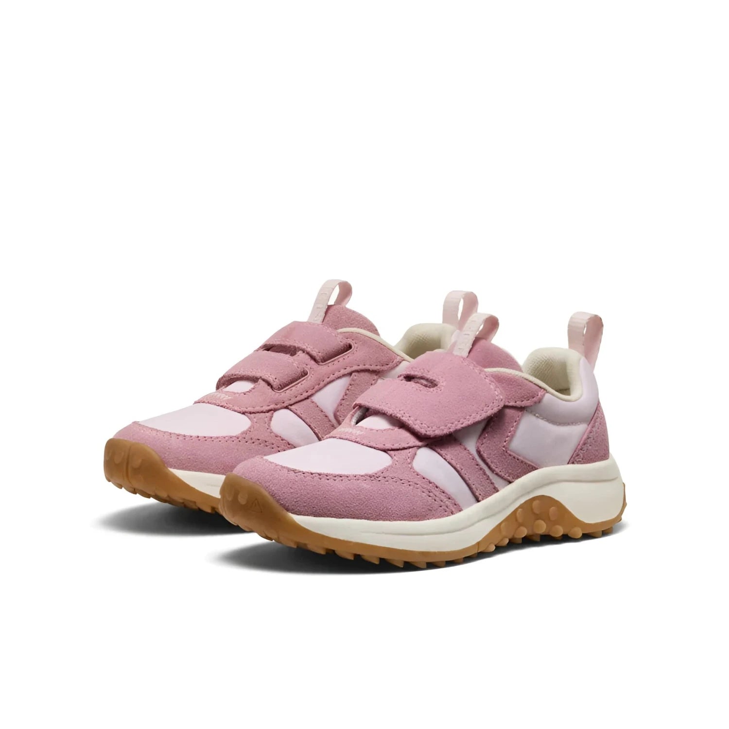 KEEN Kid's KS86 Sneaker in lilas & giggle pink, front view