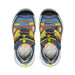 Keen Kid's Motozoa Sandal shown in the Classic Blue color option.  Top View. 