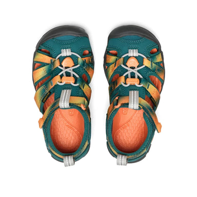 KEEN Kid's Seacamp II CNX Sandal in Ombre Mediterranea, top pair view
