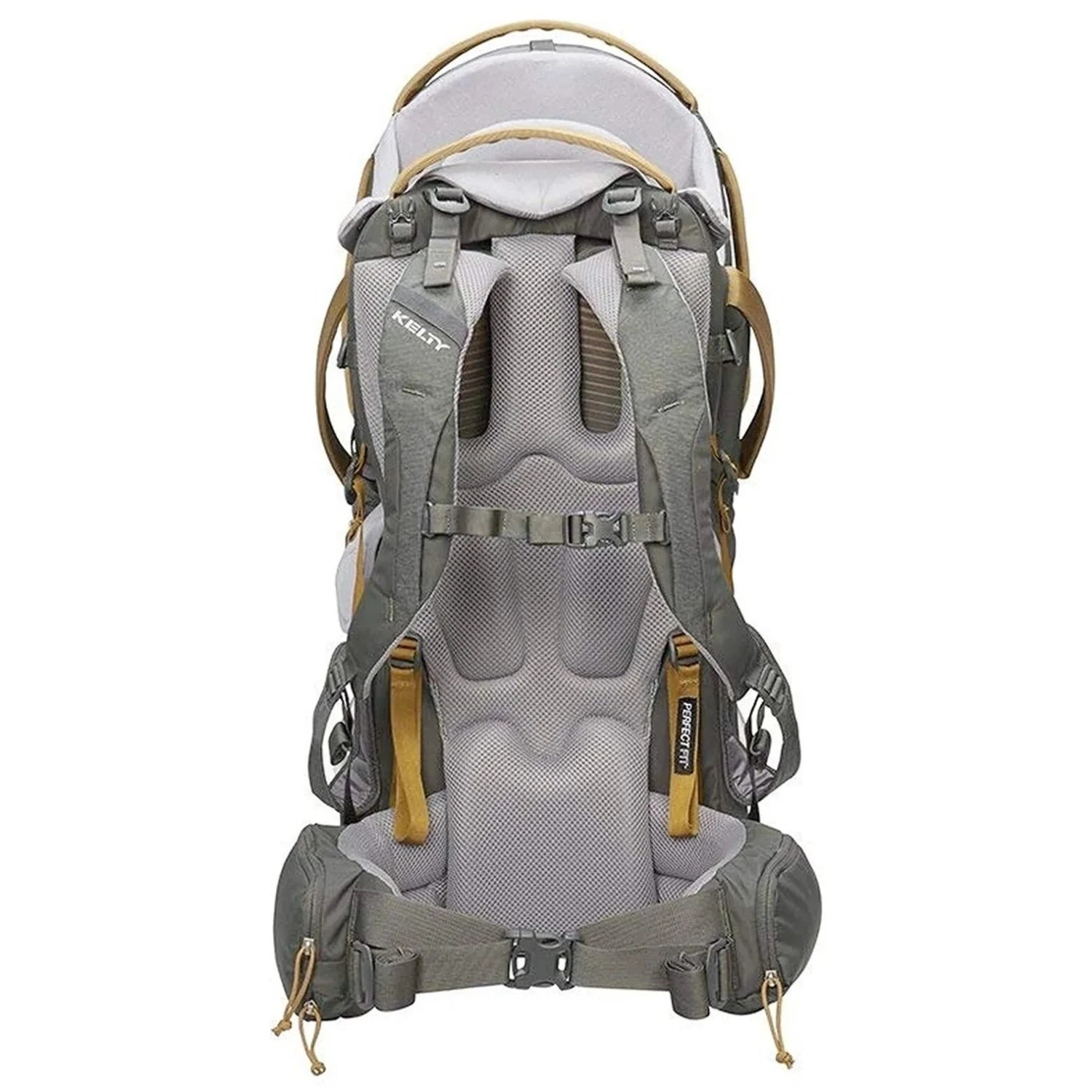 Kelty Journey PerfectFIT Signature Carrier in dark shadow, back view