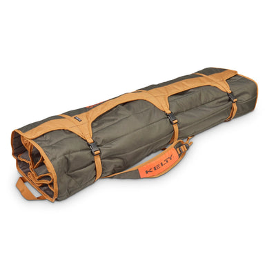 Kelty Loveseat Camp Chair in canyon brown & beluga, packed up