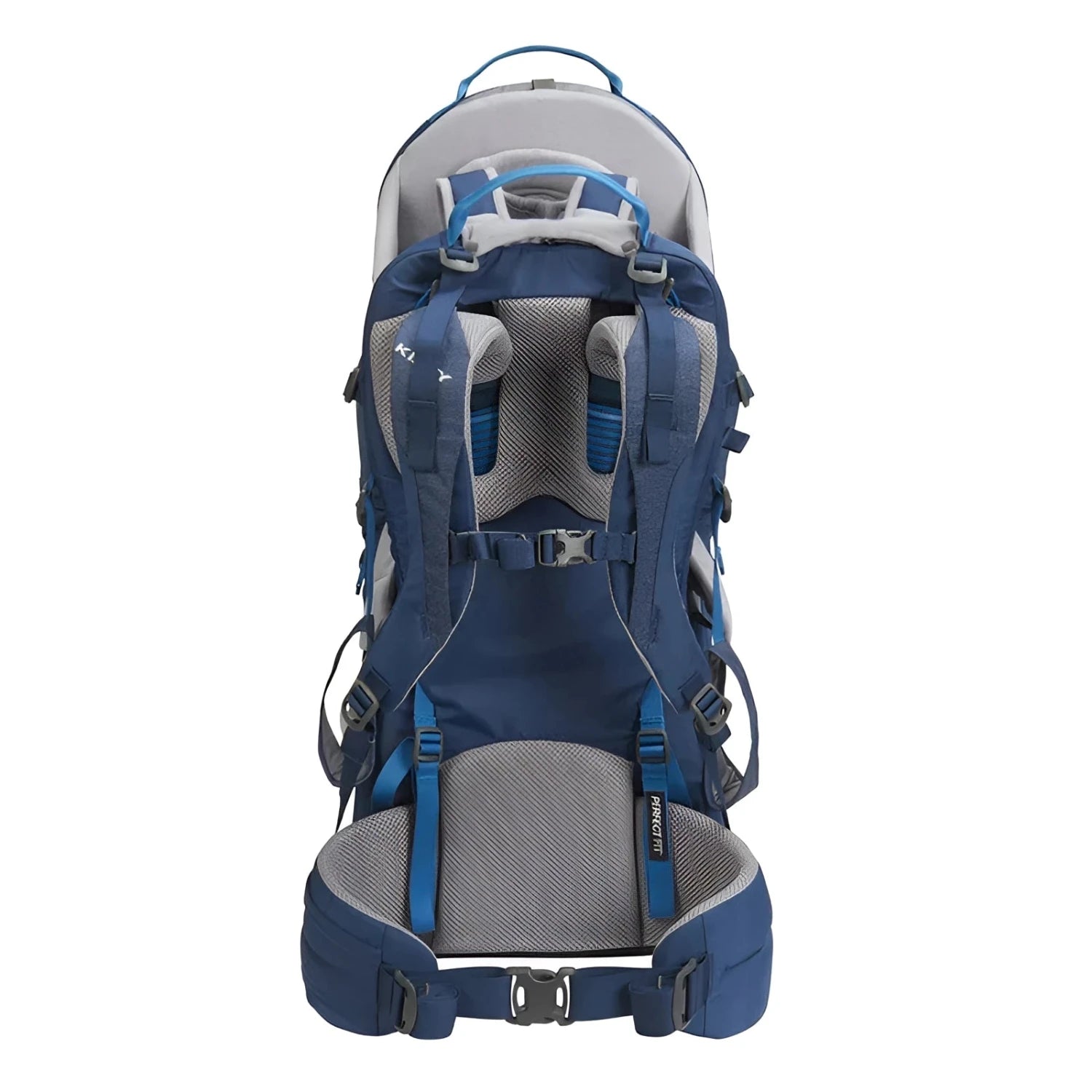 Kelty Journey PerfectFIT Carrier in insignia blue, back view