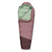 Kelty Kid's Mistral 30 Sleeping Bag in antler & huckleberry, unzipped view