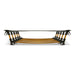Kelty Lowdown Cot in Fern, side view showing the supports