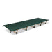 Kelty Lowdown Cot in Fern, front and side view 