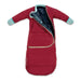 Kelty Space Cadet 40 Sleeping Bag in tibetan red, unzipped view