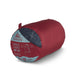 Kelty Space Cadet 40 Sleeping Bag in tibetan red, packed side view