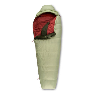 Kelty Women's Cosmic Down 20 shown in the Laural Green/Spice color option. Open view.