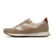 Kizik Women's Siena Sneaker in pristine & warm taupe, inside view
