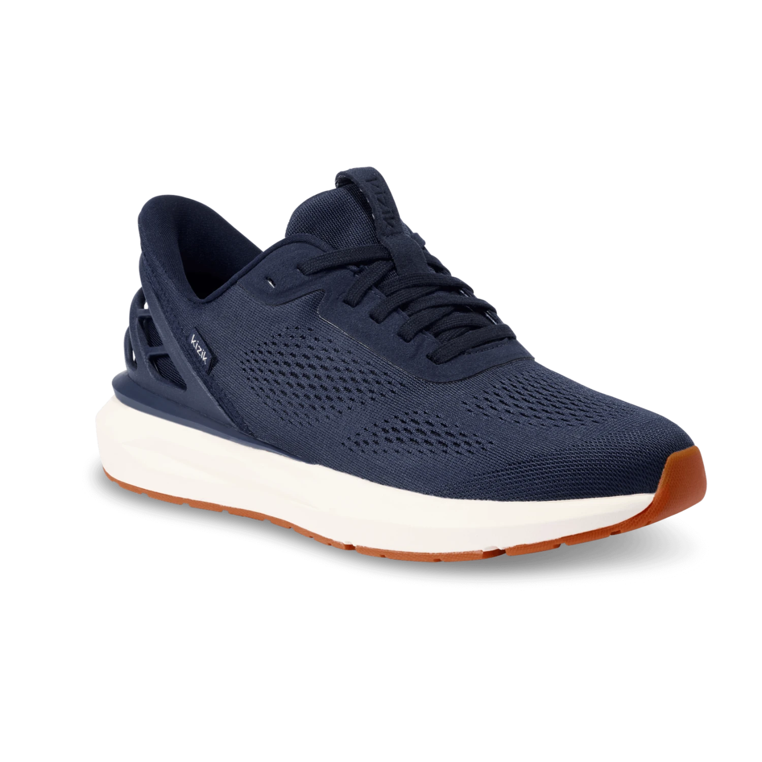 KIZIK Men's Athens 2 in naval academy blue, side angled view