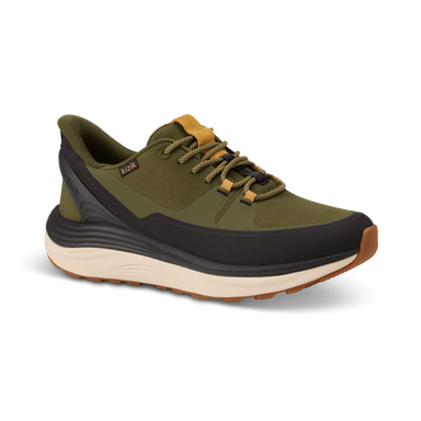 KIZIK Men's London All-Terrain in dark olive & whitecap gray, side angled view