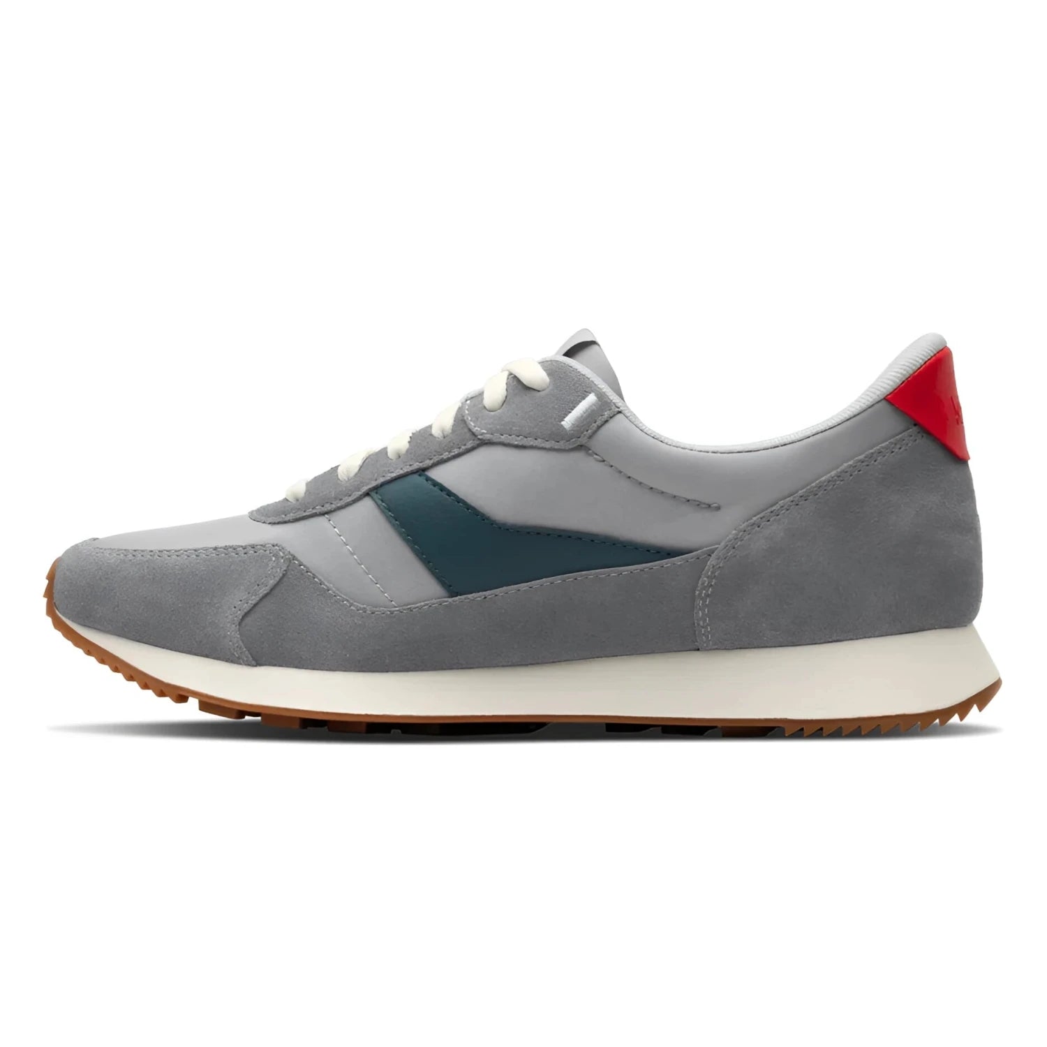 Kizik Men's Siena Sneaker in harbor mist and balsam, inside view