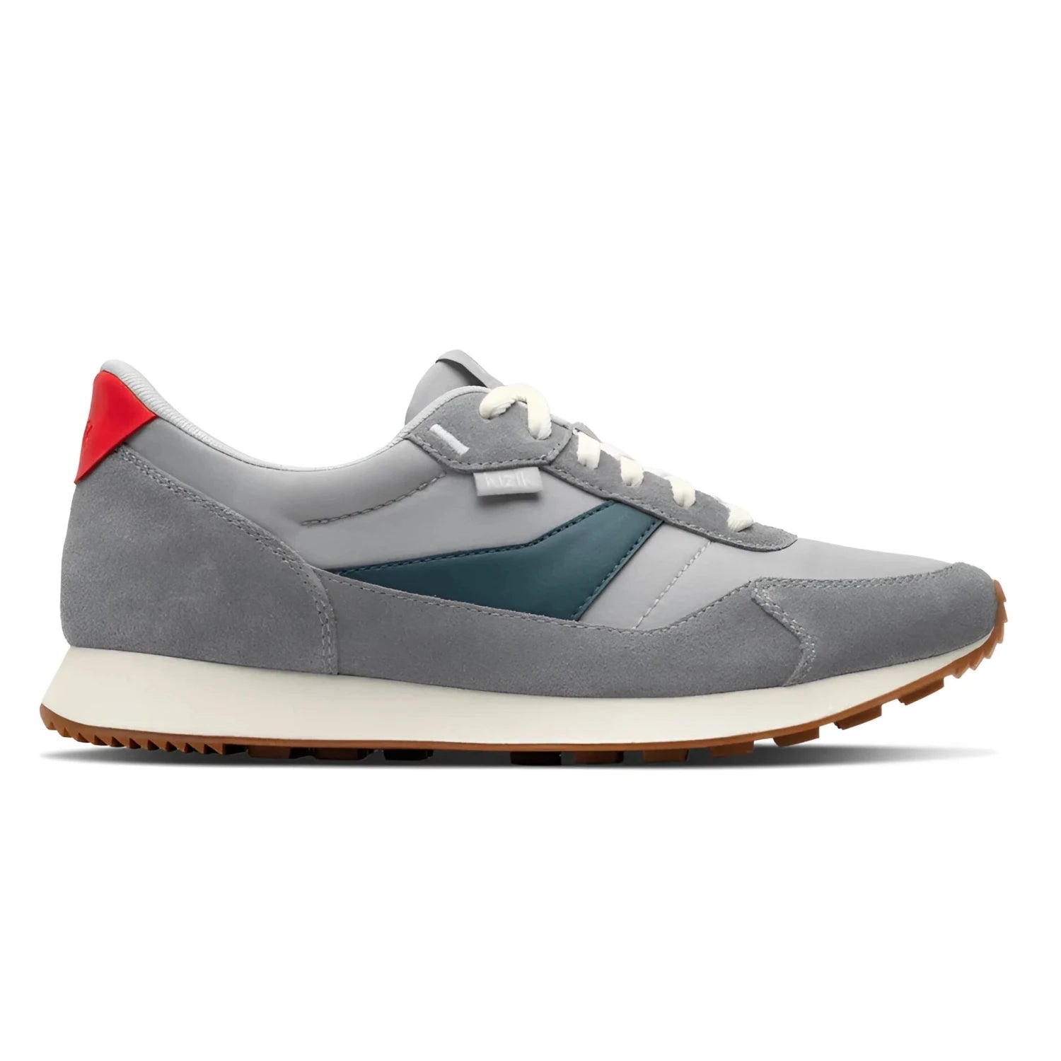 Kizik Men's Siena Sneaker in harbor mist and balsam, side view