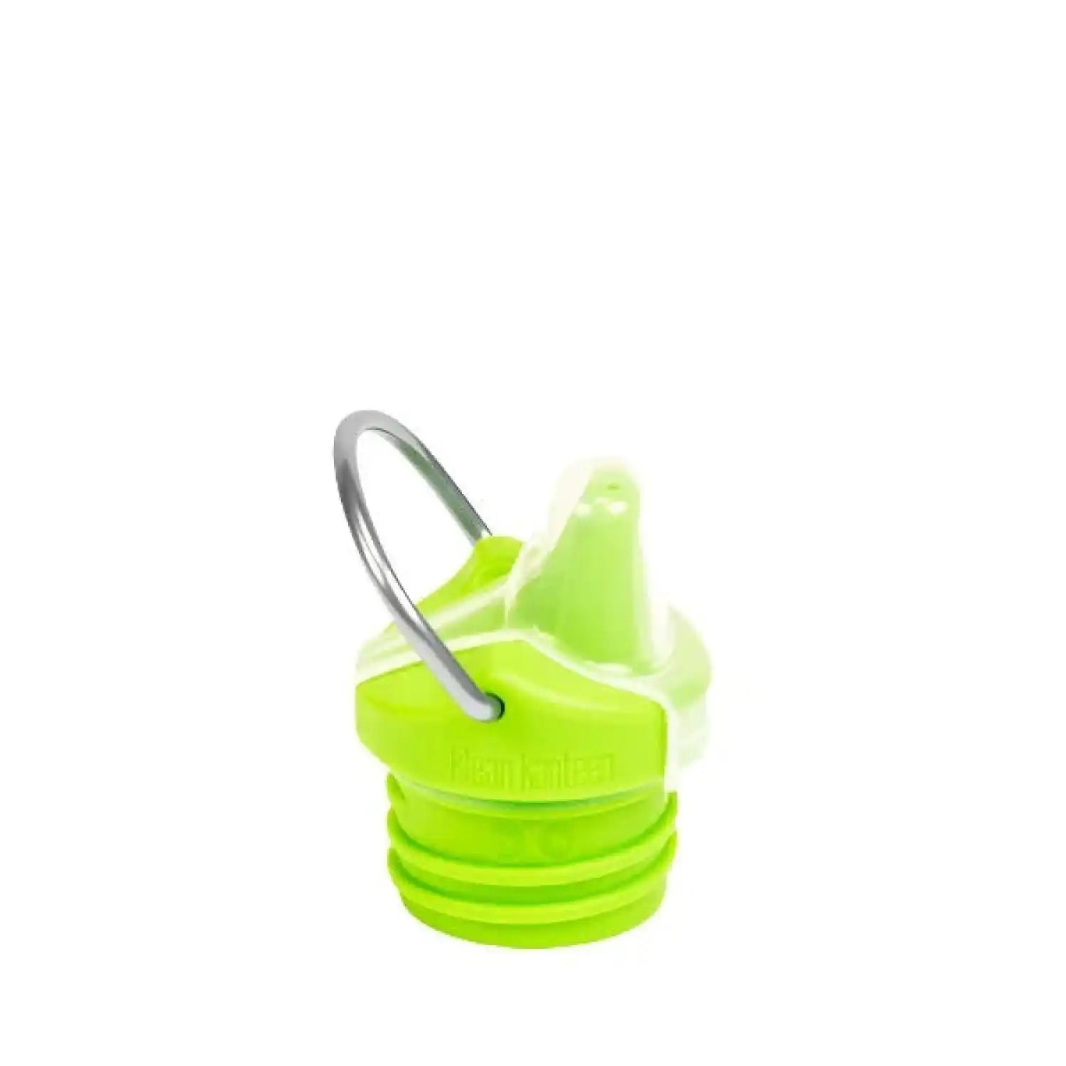 Klean Kanteen Classic Kid Sippy Cap, Green, front view 