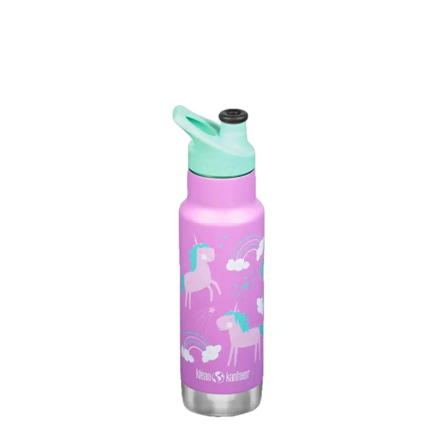 Klean Kanteen Kid Classic Sippy Water Bottle, 12 oz - Unicorns