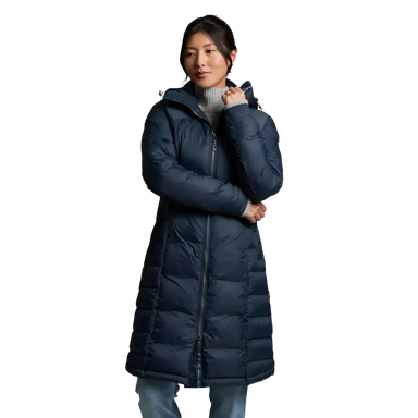 KÜHL® Women's Crossfire™ Parka in metal blue, on model front view