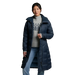 KÜHL® Women's Crossfire™ Parka in metal blue, on model front view unzipped