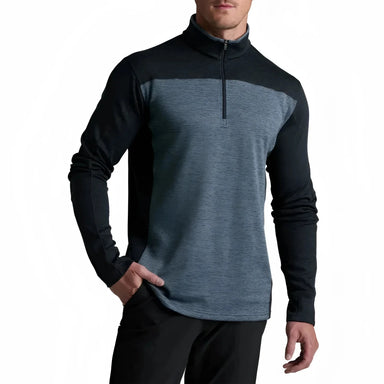 KUHL Men's Ryzer™ 1/4 Zip in night blue, on model front view