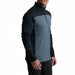 KUHL Men's Ryzer™ 1/4 Zip in night blue, on model side view