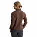 KÜHL® Women's Hygge™ 1/2 Zip in coffee, on model back view