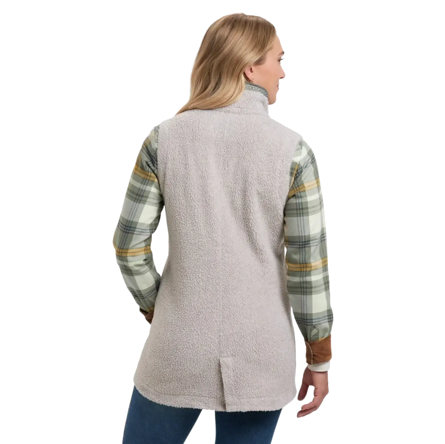 KUHL Women's Hygge™ Vest in natural, on model back view