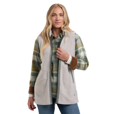 KUHL Women's Hygge™ Vest in natural, on model front view