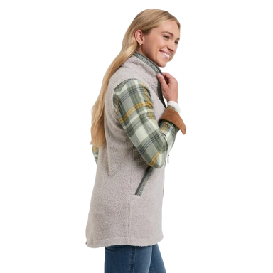 KUHL Women's Hygge™ Vest in natural, on model side view