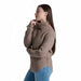 KÜHL® Women's Sienna™ Sweater in latte, on model side view