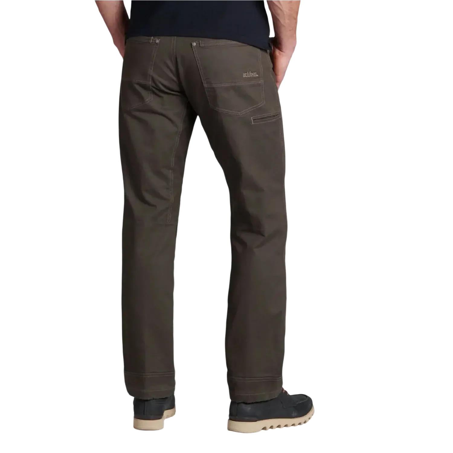 KÜHL® Men's Hot Rydr™ Pant in forged iron, on model back view
