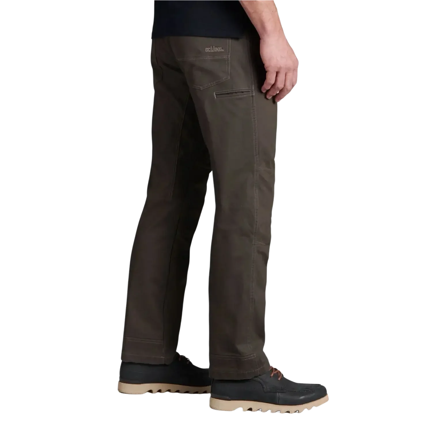 KÜHL® Men's Hot Rydr™ Pant in forged iron, on model side view