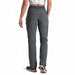 KÜHL® Women's Trekr™ Straight Pants in charcoal, on model back view