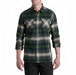 KUHL Men's Dillingr™ Flannel in dark forest, on model front view