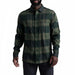 Kuhl Men's Fugitive™ Flannel in dark forest, on model front view