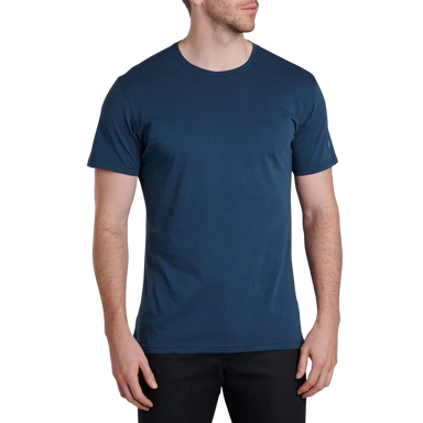 KUHL Men's Superair™ Tee in pirate blue, on model front view