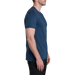 KUHL Men's Superair™ Tee in pirate blue, on model side view