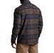 KUHL Men's Rydr™ Flannel in dark roast, on model back view